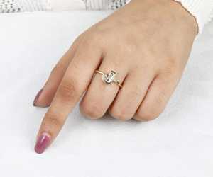 เพชรคุณภาพสูง IGI Certified 14K ทองคำขาว E VVS1 เพชรเลี้ยงในห้องปฏิบัติการ ฝังแบบ Bezel Setting ของขวัญวันหมั้น วันแต่งงาน วันเกิด สำหรับเธอ - Product Image 4