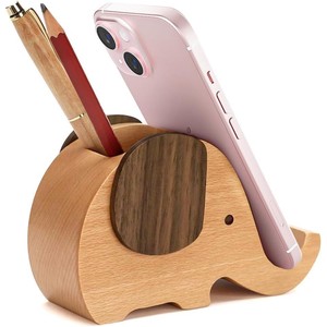 Brass Pen Organizer Holder with Phone Stand-Minimalist Design Office Equipment for <b>Art</b> Supply Storage - Product Image 5