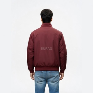 Chaqueta Bomber Varsity Formal de Invierno para Hombre, 100% Lana, Transpirable, Ecológica, Corte Ajustado, Logotipo Frontal - Product Image 2