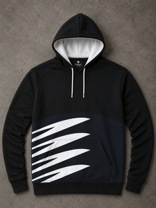 Ventes en gros de sweats à capuche d'hiver pour hommes, grande capuche, broderie 3D, doublure anti-rétrécissement, 240 g/m², épais, lourd, tricoté en polyester/coton - Product Image 1
