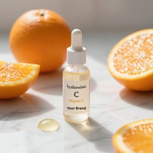 Nouveauté Sérum Visage Anti-Âge et Anti-Rides Raffermissant Bio Liquide à l'Acide Hyaluronique et Vitamine C Hydratant 30ml Marque Privée OEM - Product Image 3