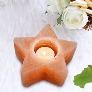 Lampe de sel en forme d'étoile de qualité supérieure, 100% sel de l'Himalaya pur, en vente en ligne - Product Image 2