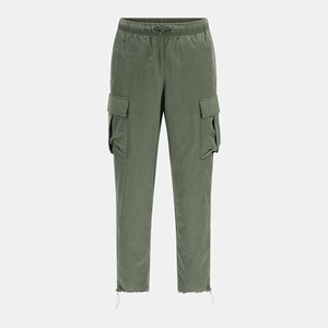 Pantalon cargo tactique en nylon style streetwear avec logo personnalisé, coupe ample, pantalon parachute pour homme - Product Image 1