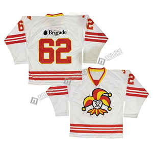 Jersey de Hockey sobre Hielo Transpirable con Logotipo Personalizado, 100% Poliéster, Alta Calidad, Servicio OEM, Precio Razonable - Product Image 4