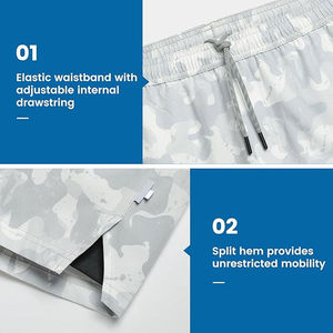 Pantalones Cortos de Algodón Transpirables para Hombre, Ligeros, Casuales, para Playa, con Logotipo Personalizado, OEM, al por Mayor - Product Image 5