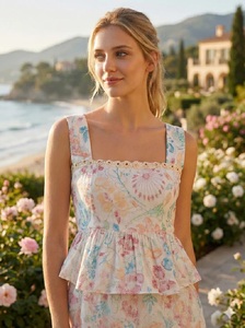 Blusas de Invierno para Adolescentes y Mujeres, Diseño 2025, Manga Tres Cuartos, Elegantes, Holgadas, Estampado Floral y de Leopardo, Seda/Algodón - Product Image 4