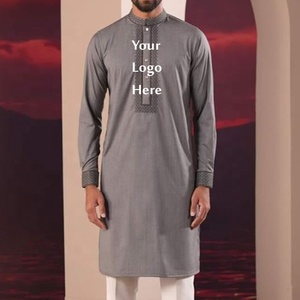 Hombres Shalwar Kameez - 100% Algodón Último Estilo Islámico Shalwar Kameez Para Hombres 100% Tela de algodón Fabricante de BD - Product Image 1