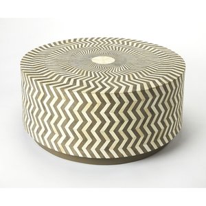Table basse artisanale ARIF HANDICRAFT, décorative pour la maison, en os incrusté, polie naturellement, dessus floral, style américain, durable, lavable - Product Image 2