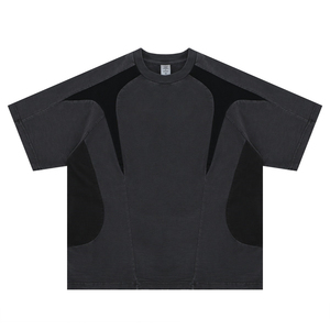 Camiseta de Hombre con Logotipo Personalizado en la Parte Delantera, Estilo Hip Hop, Antiarrugas, Impresión Serigráfica, Cuello Redondo, 100% Algodón, Alta Calidad - Product Image 4
