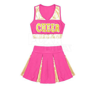 Uniforme de pom-pom girl à la mode Uniforme de pom-pom girl fabriqué au Pakistan - Product Image 1