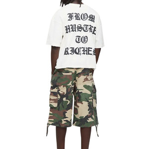 Camiseta Oversize de Algodón 100% de Lujo Personalizada para Hombre, para Estampado Puff, Estilo Urbano con Logotipo Delantero y Trasero, de Gran Gramaje 2026 - Product Image 5
