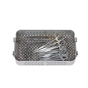 Juego de Instrumentos Veterinarios de Alta Calidad de 22 Piezas, Instrumentos Quirúrgicos de Acero Inoxidable para Tejidos Blandos - Product Image 5