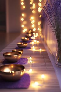 Cuenco de Meditación Metálico con Rico Sonido y Palo de Percusión Grabado para Yoga, Terapia de Sonido, Sanación de Chakras y Espiritualidad - Product Image 5