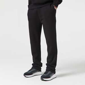 Pantalones Deportivos de Felpa con Capucha 2 en 1 para Hombre, de Algodón Negro, con Cierre de Cordón, Estilo Casual, con Bolsillos Laterales, para Otoño - Product Image 1