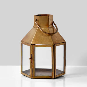 Lanternes à bougies décoratives en verre de haute qualité, design traditionnel, fabrication artisanale, pour la décoration de table dans le salon - Product Image 3