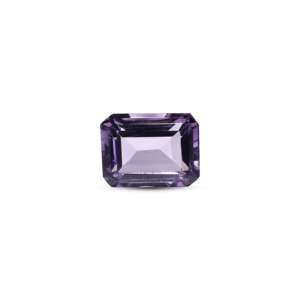 Loose Handcrafted Amethyst Gemstone 8.5 Carat Oval & Emerald Cut for Fine Jewelry - Product Image 1