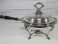Hochwertiger Edelstahl-Chafing-Dish mit Brennstoffhalter für Hotelbuffets und Event-Catering zu günstigem Preis.