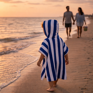 Soft Hooded Newborn Baby Bathrobe Woven 100% Cotton Absorbent Toddler Towel Robe Bath Wrap Home Gift Bathroom Use OEKO-TEX - Product Image 4