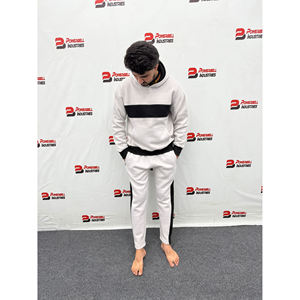 Conjunto de Sudadera con Capucha y Pantalones Deportivos para Hombre, Ecológico, de Felpa Francesa Suave, Grueso, Transpirable, Informal - Product Image 6