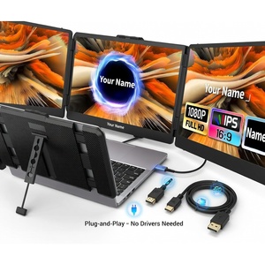 จอภาพพกพาขนาด 14.2 นิ้ว FHD 1080P OEM/ODM เชื่อมต่อภายนอกผ่าน USB-C สำหรับจอแสดงผล HDMI ขายส่งหน้าจอเสริมสำหรับแล็ปท็อปสำหรับการนำเสนอ - Product Image 2