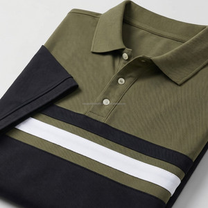 Men for Shirt Solid Multi Color Chest Panel Olive Navy <b>Khaki</b> Breathable Knitted Cotton Short Sleeve Golf Tee <b>Tops</b> Summer - Product Image 6