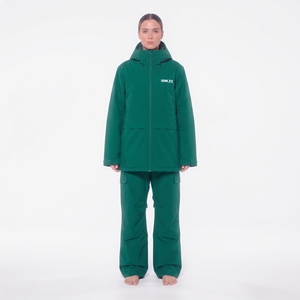 Traje de esquí a prueba de viento para mujer, cálido, impermeable, grueso, para nieve, con cremallera, ropa deportiva para esquí al aire libre - Product Image 1