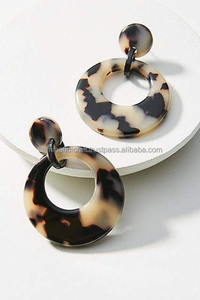 2024 nouveau design boucles d'oreilles en résine boucles d'oreilles nature en résine boucles d'oreilles paysage en résine - Product Image 4