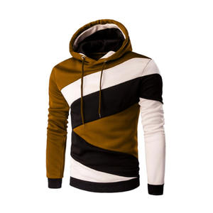 Sudadera con capucha para hombre, con cremallera, transpirable, ecológica, 100% poliéster, manga larga, con logo personalizado impreso en la parte delantera. - Product Image 4
