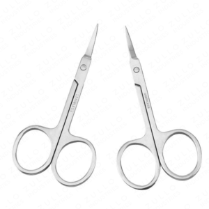 Ciseaux à cuticules argentés de qualité supérieure en acier inoxydable, outil de manucure professionnel à pointe fine pour salon, vente en gros - Product Image 2