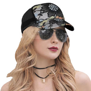<b>Women</b> Floral Lace Baseball <b>Hat</b> Stylish <b>Sun</b> <b>Hat</b> Adjustable Fit Lightweight Headwear For Travel Beach And Daily Outfits - Product Image 5