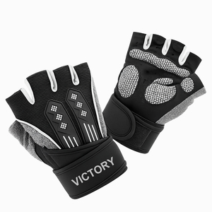 Guantes Deportivos Premium de Medio Dedo para Levantamiento de Pesas, Transpirables, Antideslizantes, para Entrenamiento Físico, Ciclismo y Ejercicio - Product Image 1
