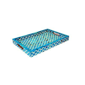 Bandeja Rectangular de Madera Maciza de Calidad Deluxe con Asas para Servir Alimentos y Bebidas en el Hogar y Hoteles - Product Image 2