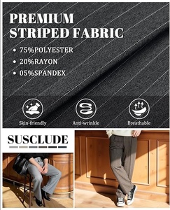 Men's Linen Harem Pants Elastic Waist <b>Drawstring</b> Casual Loose Fit Breathable Summer <b>Trousers</b> With Side Pockets - Product Image 6