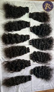 100% cabello natural virgen negro de la India cabello trenzado de alta calidad de origen templo para estilos de rizos rizados de onda corporal de belleza - Product Image 6