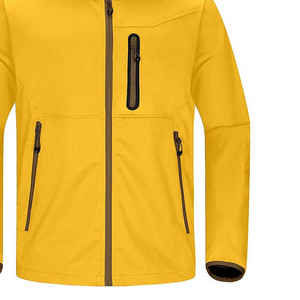 Veste coupe-vent softshell pour homme, haute qualité, hiver, fermeture éclair, imperméable, col montant, pour moto, cyclisme, pluie - Product Image 3