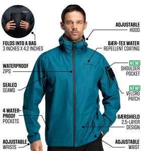 Chaqueta Cortavientos de Lona Personalizada de Alta Calidad para Hombre, Transpirable, Resistente al Viento, Informal, para Invierno - Product Image 4