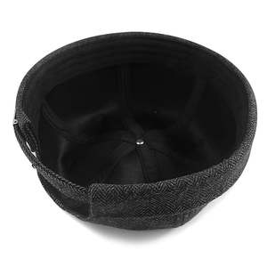 Gorro Docker Personalizable con Diseño Espigado, Borde Enrollado, Gorro Corto, Gorro de Invierno Premium, Logotipo Personalizado, Precio de Fábrica, Venta al Por Mayor - Product Image 2