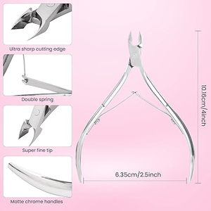 Coupe-ongles de haute qualité pour manucure et pédicure de qualité supérieure avec une précision accrue en acier inoxydable - Product Image 3