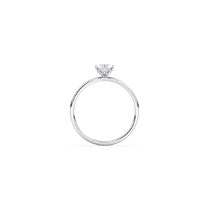 Bague solitaire REYES personnalisée en or massif 14 carats avec diamant de laboratoire HPHT CVD et halo caché pour femme, cadeau d'anniversaire parfait, bijoux - Product Image 6