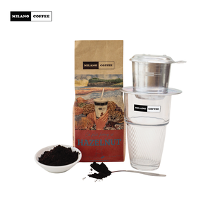 Café moulu Arabica Milano Apex saveur noisette traditionnelle 250g torréfaction moyenne goût amer Vente en gros OEM - Product Image 5