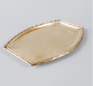 Plateau de service en aluminium fait main de qualité supérieure, idéal pour le service du thé, le petit-déjeuner au lit et les cadeaux. - Product Image 1
