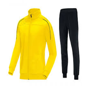 Conjunto Deportivo para Mujer, Color Rosa, Manga Larga, Pantalones Negros, Secado Rápido, Poliéster, para Todas las Temporadas - Product Image 2