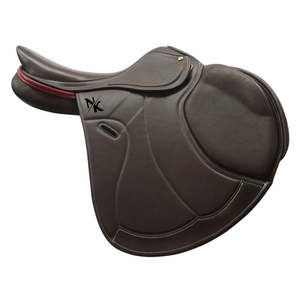 Advanced <b>Equestrian</b> Dressage Saddle Premium Calfskin Leather English Close Contact English horse racing products from India - Product Image 1