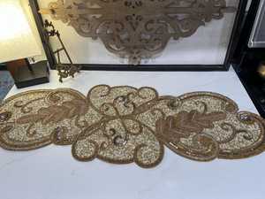 Embroidered Floral <b>Table</b> <b>Runner</b> Vintage Bohemian Home Decor - Product Image 2