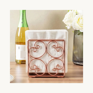 Stylish New Design Iron Napkin Holder Customized Modern <b>Table</b> Napkin Stand New Arrival Decorative Tissue Holder - Product Image 6