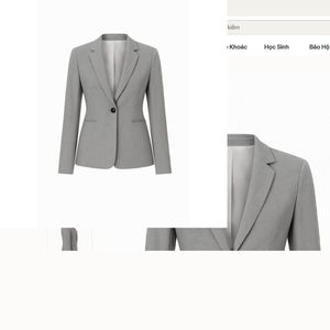 Blazer de Negocios para Mujer, Corte Entallado, Chaqueta Formal de Oficina - Product Image 1