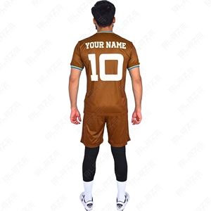 ชุดฟุตบอลแบบสั่งทำพร้อมโลโก้จากโรงงาน ขายส่ง เสื้อเจอร์ซีย์และชุดวอร์ม โพลีเอสเตอร์ 100% ระบายอากาศได้ดี น้ำหนักเบา เหมาะสำหรับทุกเพศ - Product Image 5