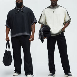 Camisetas HSI Lisas de Corte Holgado al por Mayor, Camisetas Casuales para Hombre Hechas en Pakistán, de Secado Rápido, 100% Algodón, Hechas en Pakistán - Product Image 4