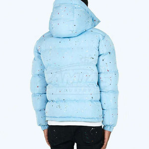 Nouvelles vestes en duvet à col capuche pour hommes, manches longues, fermeture éclair intégrale - Product Image 6