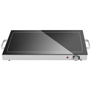 Vassoio Riscaldante Elettrico 24 Ore con Manici Antiscottatura e Temperatura Regolabile per Feste e Buffet - Product Image 1